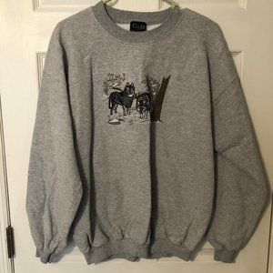 SOLD Vintage Wolves Sweatshirt